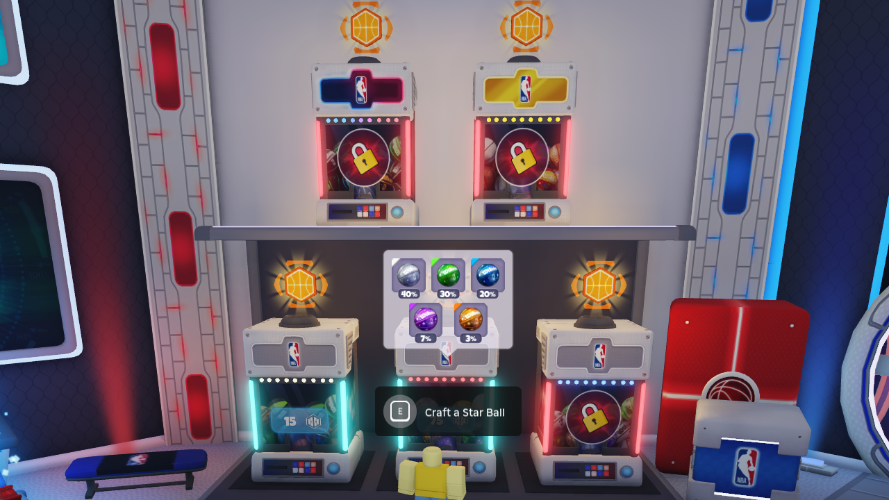 Basketball adventure vending machines